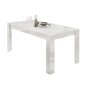 Jídelní stůl MIRO 7 bílá lesklá obraz