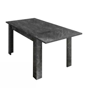Jídelní stůl CARRARA 1 černý mramor obraz