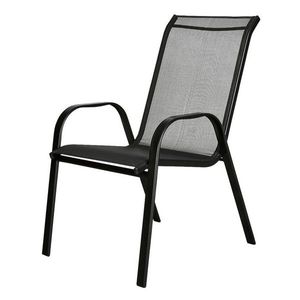 Zahradní židle CORDOBA 1 antracit/černá obraz
