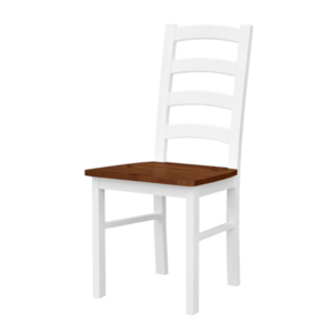 Jídelní židle BELLU I ořech/bílá obraz