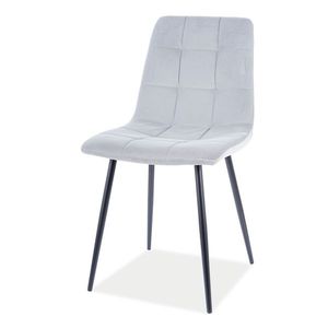 Jídelní čalouněná židle MALUS, šedá obraz