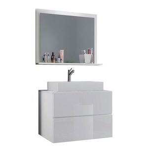 Koupelna Pro Hosty Lendas 3 Dílná Bílá obraz