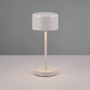Reality Leuchten Nabíjecí stolní lampa Jeff LED, šedá, výška 30 cm, kovová obraz