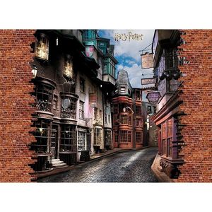 Dětská fototapeta Harry Potter Diagon Alley 252 x 182 cm, 4 díly obraz