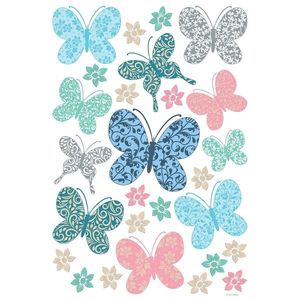 Samolepící dekorace Butterflies, 42, 5 x 65 cm obraz