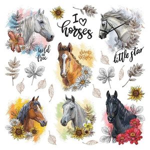 Samolepící dekorace Horses, 30 x 30 cm obraz