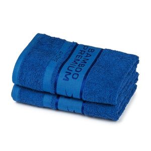 4Home Bamboo Premium ručník modrá, 50 x 100 cm, sada 2 ks obraz
