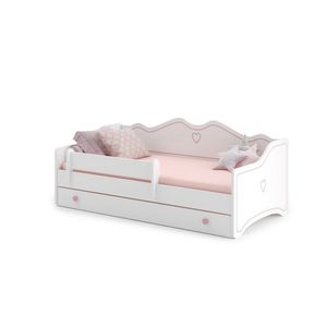 ArtAdrk Dětská postel EMKA | bílá/růžová obraz
