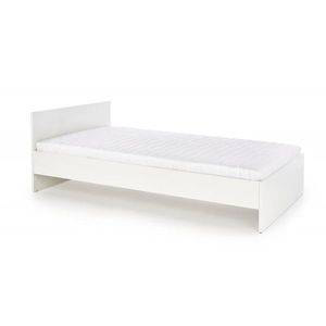 HALMAR Dřevěná postel Lima 120x200 dvoulůžko - bílé obraz
