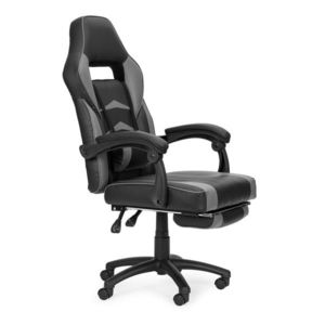 MODERNHOME Herní židle Bioural černo-šedá obraz