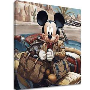 Obraz na plátně - Mickey Mouse na dovolené | different dimensions obraz