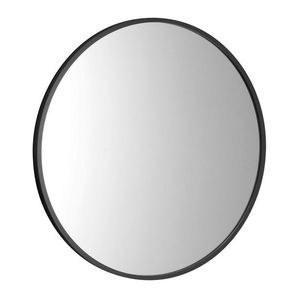 SAPHO NOTION SLIM kulaté zrcadlo v rámu ø 40cm, černá mat NT400 obraz