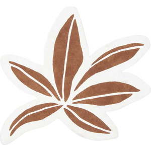 Hnědý dětský koberec 140x120 cm Tropical Leaf – Lilipinso obraz