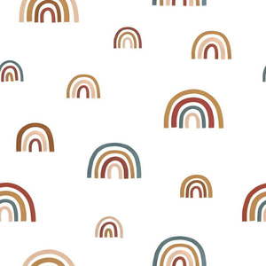 Dětská tapeta 10 m x 50 cm Goodlooking Rainbows – Lilipinso obraz