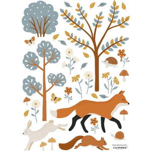 Arch samolepek 30x42 cm Woodland Animals & Fox – Lilipinso obraz