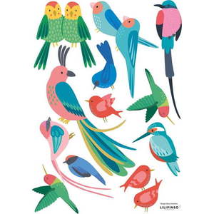 Arch samolepek 30x42 cm Rio Tropical Birds – Lilipinso obraz