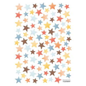 Dětské samolepky v sadě 93 ks 30x42 cm Colorful Stars – Lilipinso obraz