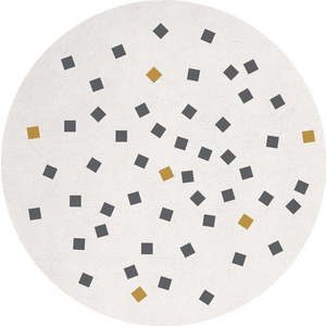 Krémový dětský koberec ø 150 cm Small Squares – Lilipinso obraz