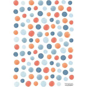 Dětské samolepky v sadě 110 ks 30x42 cm Colorful Dots – Lilipinso obraz