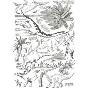 Arch samolepek 30x42 cm Dinosaurs & Plants – Lilipinso obraz