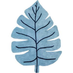 Modrý dětský koberec 105x150 cm Monstera Leaf – Lilipinso obraz