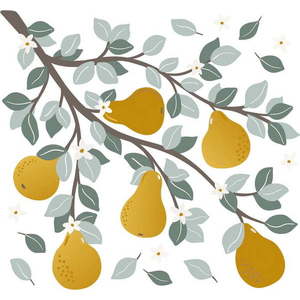 Arch samolepek 54x50 cm Pears On A Branch – Lilipinso obraz