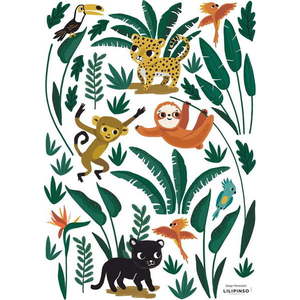 Arch samolepek 30x42 cm Jungle Animals – Lilipinso obraz