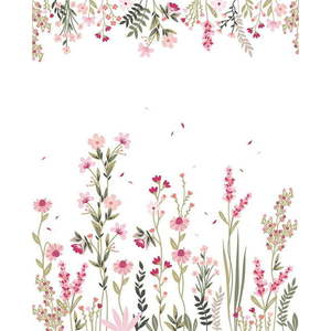 Dětská tapeta 200 cm x 248 cm A Field Of Flowers – Lilipinso obraz