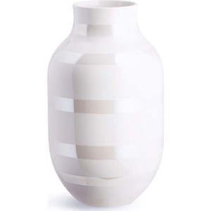 Bílá kameninová váza Kähler Design Omaggio, výška 30, 5 cm obraz