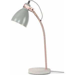 Šedá stolní lampa s kovovým stínidlem (výška 50 cm) Denver – it's about RoMi obraz