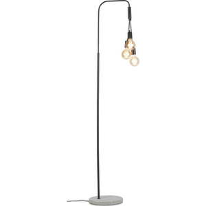 Černo-šedá stojací lampa s kovovým stínidlem (výška 190 cm) Oslo – it's about RoMi obraz