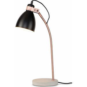 Černo-šedá stolní lampa s kovovým stínidlem (výška 50 cm) Denver – it's about RoMi obraz