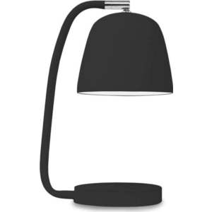 Černá stolní lampa s kovovým stínidlem (výška 28 cm) Newport – it's about RoMi obraz