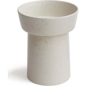 Bílá kameninová váza Kähler Design Ombria, výška 20 cm obraz