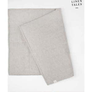Béžová lněná dětská deka 140x200 cm – Linen Tales obraz