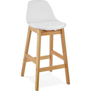 Bílá barová židle Kokoon Elody, výška 86, 5 cm obraz