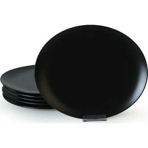 Černé keramické talíře v sadě 6 ks ø 32 cm – Hermia obraz