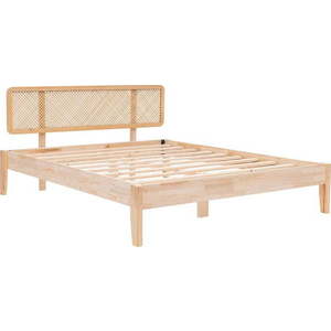 Jednolůžková postel ze smrkového dřeva s roštem v přírodní barvě 90x200 cm Izabelya – Kalune Design obraz