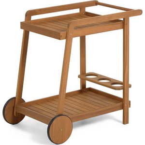 Servírovací vozík z akátového dřeva Kave Home Felisa obraz