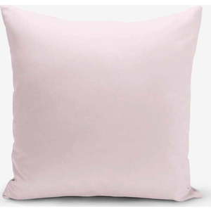 Růžový povlak na polštář s příměsí bavlny Minimalist Cushion Covers , 45 x 45 cm obraz