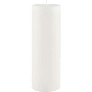 Bílá svíčka Ego Dekor Cylinder Pure, doba hoření 60 h obraz