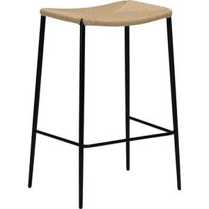 Béžová přírodní barová židle DAN-FORM Denmark Stiletto, výška 68 cm obraz