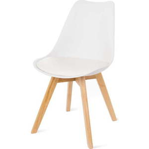 Sada 2 bílých židlí s bukovými nohami Bonami Essentials Retro obraz