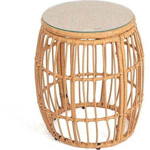Kulatý zahradní odkládací stolek z umělého ratanu ø 47 cm Vistdal - Bonami Essentials obraz