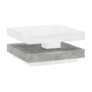 Konferenční stolek MANDY Bílá / beton obraz