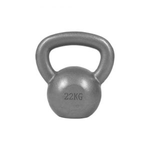 Gorilla Sports Kettlebell činka, litinová, šedá, 22 kg obraz