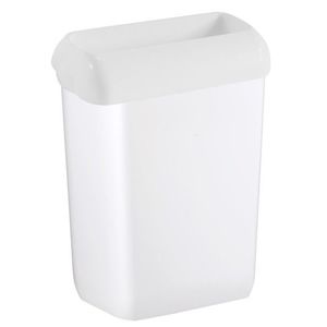 SAPHO PRESTIGE odpadkový koš nástěnný s víkem a uchycením pytlů, 42l, bílá A74101-1 obraz