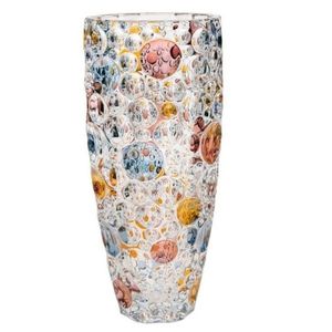 Bohemia Jihlava Barevná váza LISBOA 350 mm obraz