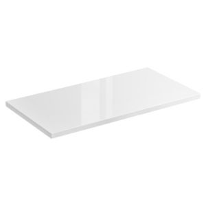 ArtCom Deska pod umyvadlo CAPRI White | bílý lesk Capri | bílá: Deska pod umyvadlo 890 - 60 cm obraz