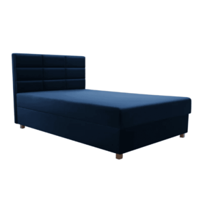 ArtIdz Jednolůžková postel APINO | modrá 120 x 200 cm obraz